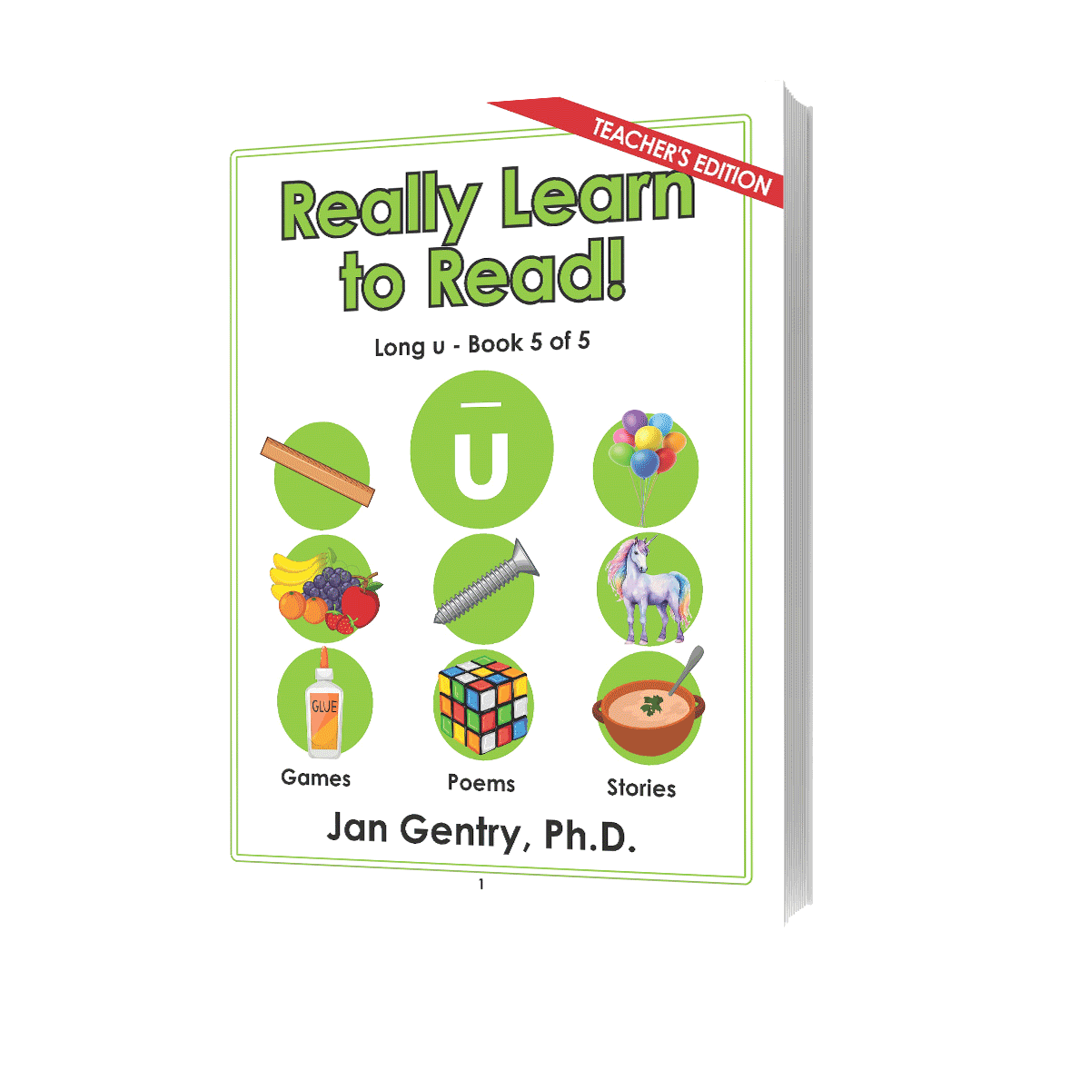 Really Learn To Read! Long u - Book 5 - Teacher's Edition